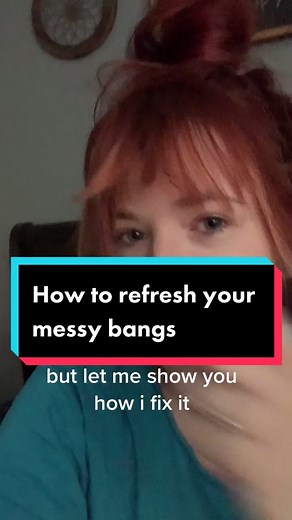 Easy way to style your bangs without heat 💁‍♀️ #curtainbangtutorial #curtainbangs #shaghaircut #hairtutorials #heatlesshairstyles #FestiveFashion