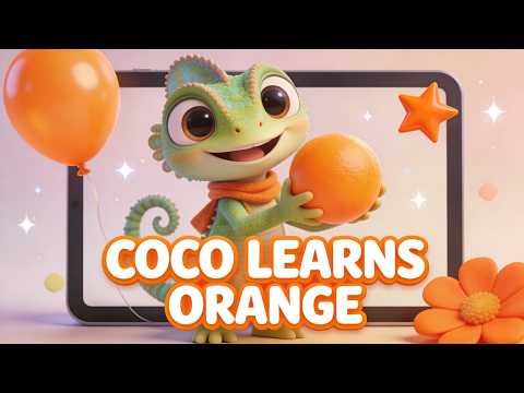 Coco Learns Orange | Toddler Color Learning for Kids | Coco Colors