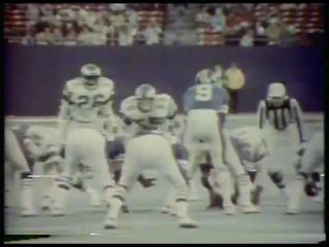NFL - 1978 Highlights - Giants VS Eagles - Miracle At The Meadowlands imasportsphile.com