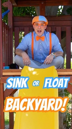 Let's Play Backyard SINK or FLOAT! 🍎⚖️🍉