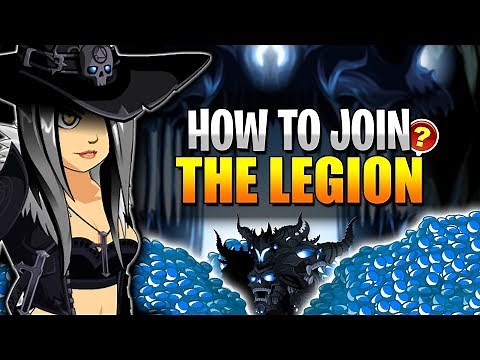 How to Join the LEGION! ~ (Good way to Farm Legion Tokens) AQW