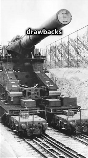 Schwerer Gustav: Hitler's WWII's Colossal Railway Gun #ww2 #hitler #military #war #railway #fyp