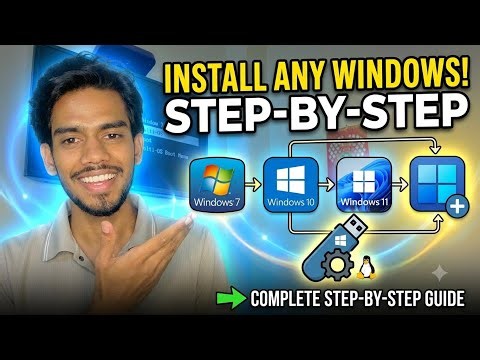 How to install any window in your pc step by step tutorials ✅🖥️