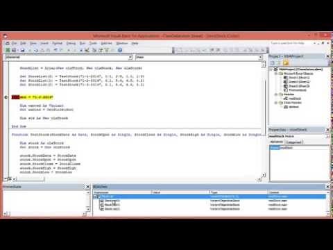 How to - Excel VBA Classes