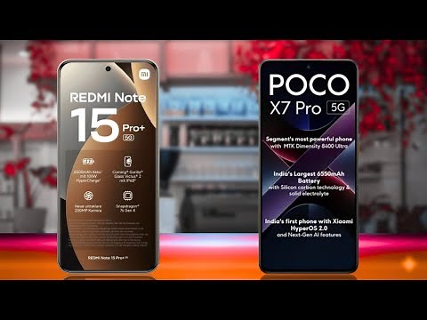 Redmi Note 15 Pro Plus Vs Poco X7 Pro