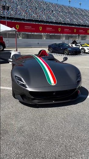 The Ferrari Monza SP1 — pure open-air performance meets timeless Ferrari heritage.