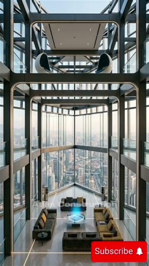 Insane Skyscraper Penthouse Transformation! 🤯 #fyoupage #shortvideo #luxuryrealestate #fyp