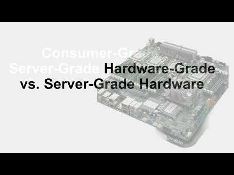 Consumer Grade vs Server Grade Hardware