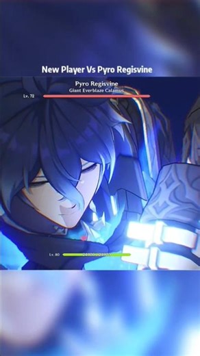 New Player Vs Pyro Regisvine 😱🤯 | Genshin Impact 😨👏 #shorts #genshinimpact