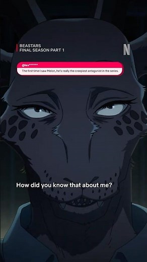 Throwback to Melon's face reveal #BEASTARS #bstanime
