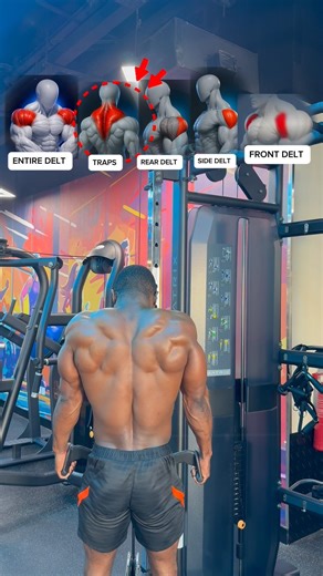 How to Get 3D Shoulders (Full Cable Routine)🔥.