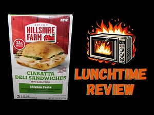 Hillshire Farm Ciabatta Deli Sandwiches: Chicken Pesto Review