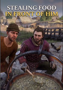 Kingdom Come Deliverance 2: Food Stealing NPC Reaction