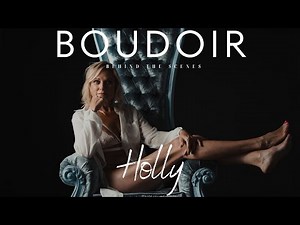 Unveiling Holly's Confidence: Scarlett Boudoir Studio Photography Session