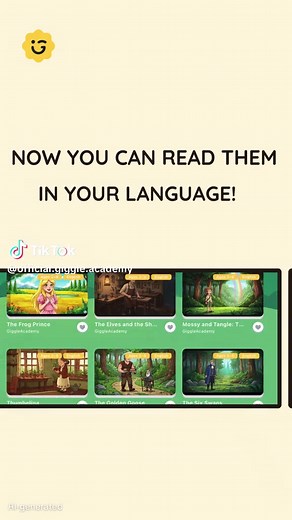 Classic Stories, Now in Your Language! 📚✨ Storytime just got global at Giggle Academy! 🌍 We’ve launched 20 timeless tales in 15 languages, and we're adding more every week! 🎉 From English to Spanish, Arabic to Hindi, magical stories now speak your language. 🫶 ✨ Read. Learn. Imagine - in your own words. Come discover the joy of multilingual storytime with Giggle Academy!