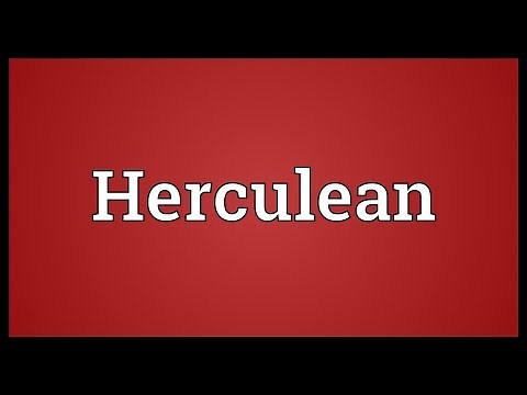 Herculean Meaning