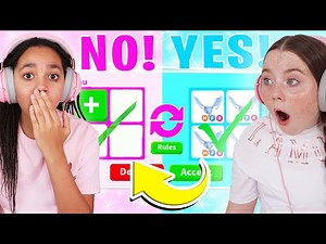 My Best Friend SAID YES TO EVERYTHING For 24 Hours In Adopt Me Roblox - Videos For Kids