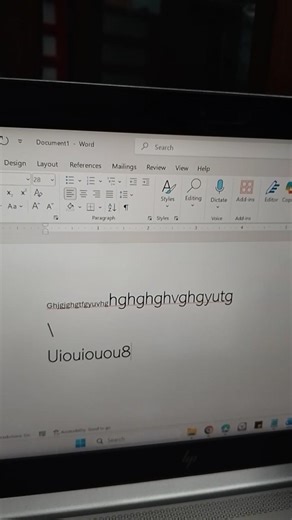 How to fix your text size in Microsoft Word and make it constant size, No random change in text