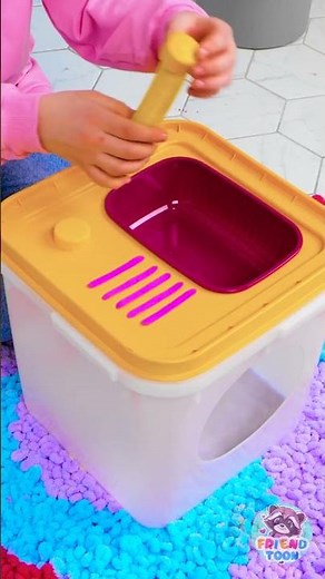 Yay! 🧺✨ Let’s Learn to Wash Our Clothes All by Ourselves! 😍👕 #kidsvideo #goodhabits #funlearning