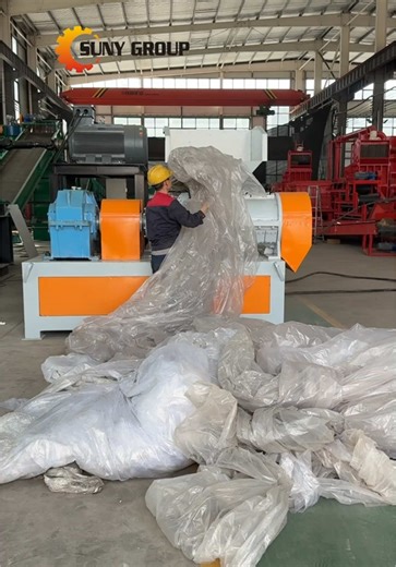 Efficient Spiral Shredder for Soft Plastic Waste
