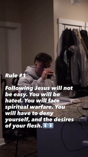 Seth Krug on Instagram: "When following Jesus, truly, you will face many struggles. Some internal and some external. To begin the internal struggles. We are born into sin. Our flesh wants to give into our human nature and pursue things that grow it. Giving into lust with one night stands, and random hook up’s. Greed, pursuing wealth and status with means that are nefarious and hurt others and cause more evil than good. Pride, rather than glorifying God, having humility, and being a good person p