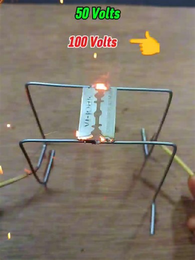 Dc 10 To 100 Volts Test on this Blade! 😱 #tiktok #trending #viral #viralvideo #Science