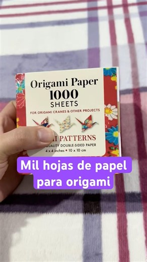 Nuevos papeles para origami con diseños increíbles #origami #review #papeles