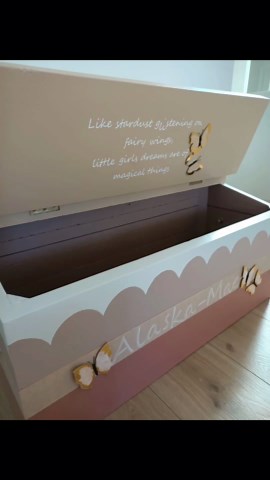 Toy box makeover: A hand painted transformation