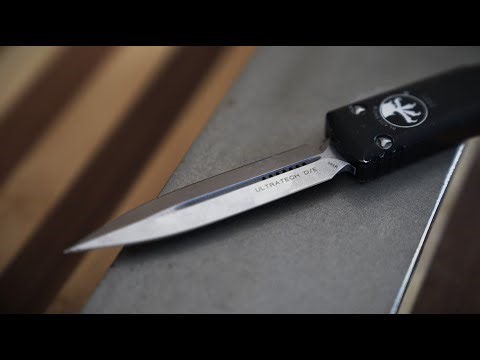 Microtech Ultratech sharpening/polishing with Shapton Kuromaku #sharpening #knifesharpening