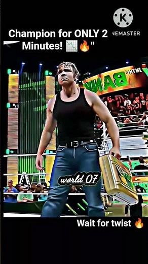 The Ultimate Heist! Dean Ambrose Cashes In! 💼🔥" #wwe #wrestler #shorts