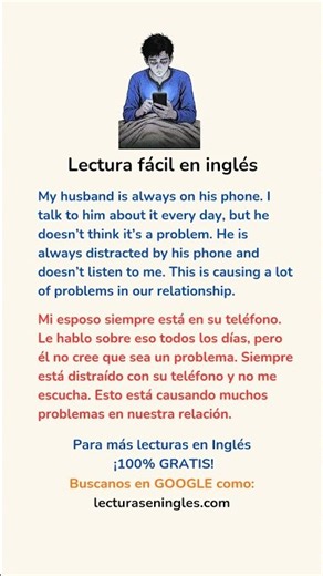 Lectura fácil en ingles de hoy.