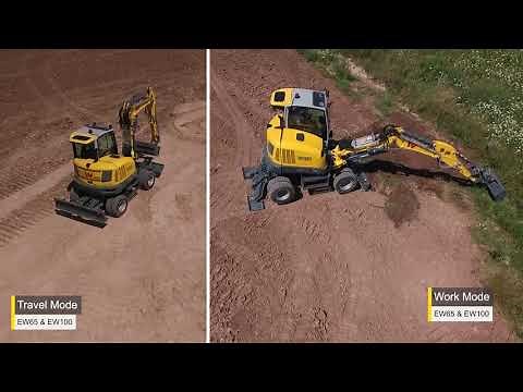 EW65 and EW100 Mobile Excavator Start-up Procedure