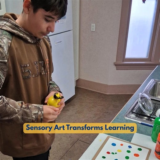 When Art Becomes Therapy 🎨 Watch what happens when neurodiverse middle schoolers at Pivot Point Learning dive into sensory art! These vibrant creations represent so much more than paint on paper. For our autistic and neurodiverse students, sensory art activities: 🖐️ Provide safe sensory regulation 🧠 Build fine motor skills & neural connections 💬 Offer expression beyond words ✨ Create moments of pure joy and accomplishment The real victory? Watching students move from hesitation to confidence