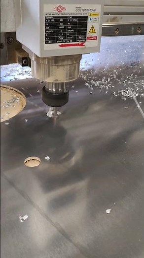 CNC Router cutting Aluminum Dry