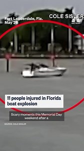 11 people, including two children, were injured after a boat explosion and fire in Fort Lauderdale, Florida, on Memorial Day. | NBC News