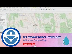 EPA SWMM 5.2 : Add raster Campus Map
