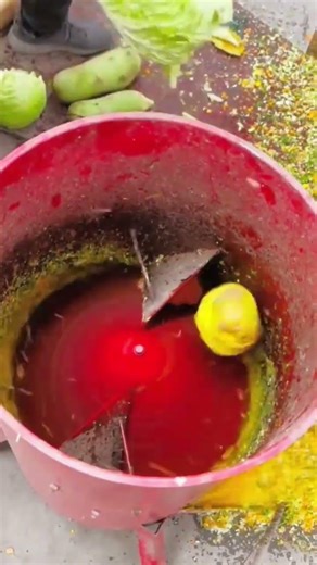 Vegetables Crushing Machine in Action | Satisfying Food Processing