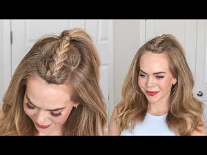 Easy Half Up Braid Tutorial | The Flip Trick You Need to Try