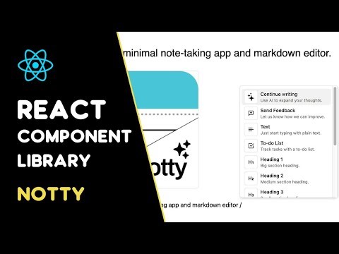 Notty: AI-Powered Note Taking App and Markdown Editor
