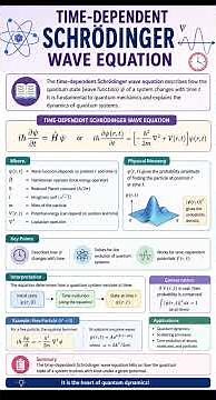 🔥 Time-Dependent Schrödinger Equation | Quantum Mechanics Explained #Shorts