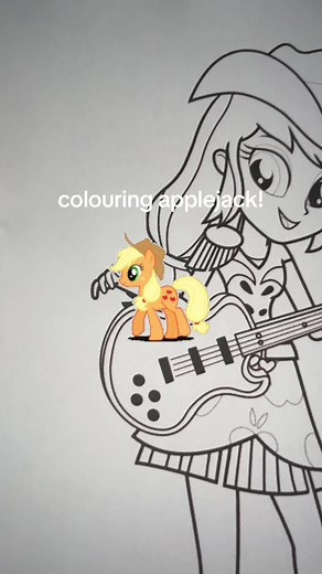 Applejack Coloring Page | My Little Pony Coloring Book