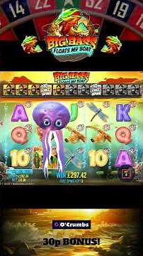 🎉 EPIC BONUS - BIG BASS FLOATS MY BOAT! 🐟 NEARLY MAX WIN ON 30P! 💥 #onlineslots #ukslots #bigwin