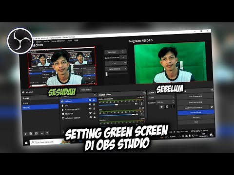 How to set a green screen in OBS Studio‼️HOW TO REMOVE BACKGROUND IN OBS