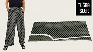 323K views · 4.2K reactions | Easy Palazzo Trousers Tutorial 淋 | Tuğba İŞLER | Facebook