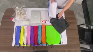 Drawstring Backpack, 16 Pcs Bulk Draw String Bags, Polyester Cinch Bag for Sport Gym, 8 colors