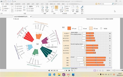 Origin绘制高水平SCI中的径向条形图