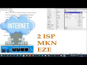 how to change IP Address 2 ISP in Mikrotik router