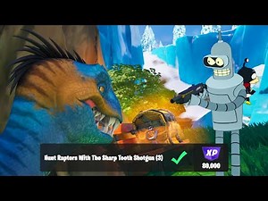 Hunt Raptors With The Sharp Tooth Shotgun - Fortnite Quests