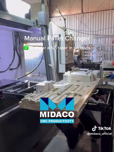 Maximize VMC Spindle Uptime with MIDACO Pallet Changers