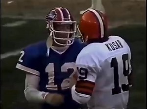 84K views · 2.3K reactions | November 15, 1987: Like A Hurricane Bernie the Kid outduels Jim Kelly - friend & U of Miami teammate #Browns beat Bills 27-21 BK: • 24/34, 346 yds,2 TDs • invited Jim's parents to watch game w/ his parents in loge #BernieBernie #TheU #UMatter Shopkosar.com | Mr. Cleveland Sports | Facebook